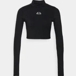 Ellesse ELENARIE CROP - T-shirt à Manches Longues - Black