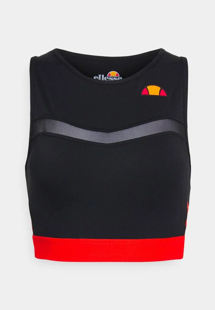 Ellesse TEMPTRESS CROP VEST - Débardeur - Black 1 Ellesse TEMPTRESS CROP VEST - Débardeur - Black