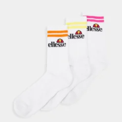 Ellesse PULLO SOCKS 3 PACK UNISEX - Chaussettes - White/black