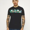 Ellesse MORELA - T-shirt Imprimé - Black