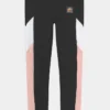 Ellesse BREEA UNISEX - Legging - Black/white/light Purple