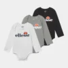 Ellesse TERESINA 3 PACK UNISEX - Body - White/black/grey