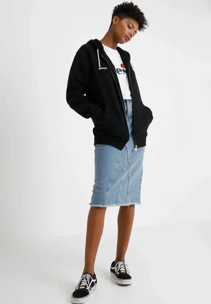 Ellesse SERINATAS - Sweat à Capuche Zippé - Black 2 Ellesse SERINATAS - Sweat à Capuche Zippé - Black – Image 2