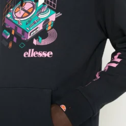 Ellesse SARAN OH HOODY - Sweatshirt - Black -Ellesse Elegant Boutique aa8e32457cd94234bab4b7bb378a7f8c