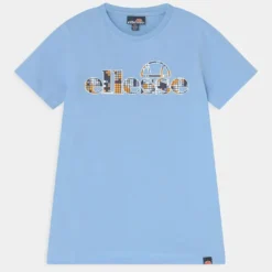 Ellesse CORRE - T-shirt Imprimé - Light Blue