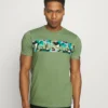 Ellesse MORELA - T-shirt Imprimé - Light Green