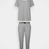 Ellesse LUCINALLA JOG PANT AND OVERSIZED TEE - Pyjama - Grey Marl