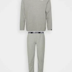 Ellesse THEO LOUNGEWEAR SETS - Pyjama - Grey Marl