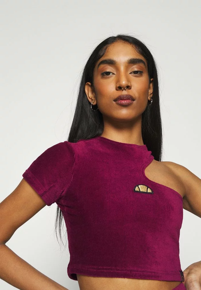 Ellesse MARGIOT - T-shirt Imprimé - Burgundy 4 Ellesse MARGIOT - T-shirt Imprimé - Burgundy â Image 4