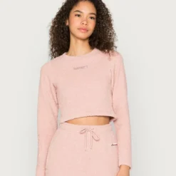 Ellesse PETALO CROPPED - T-shirt à Manches Longues - Pink Smu