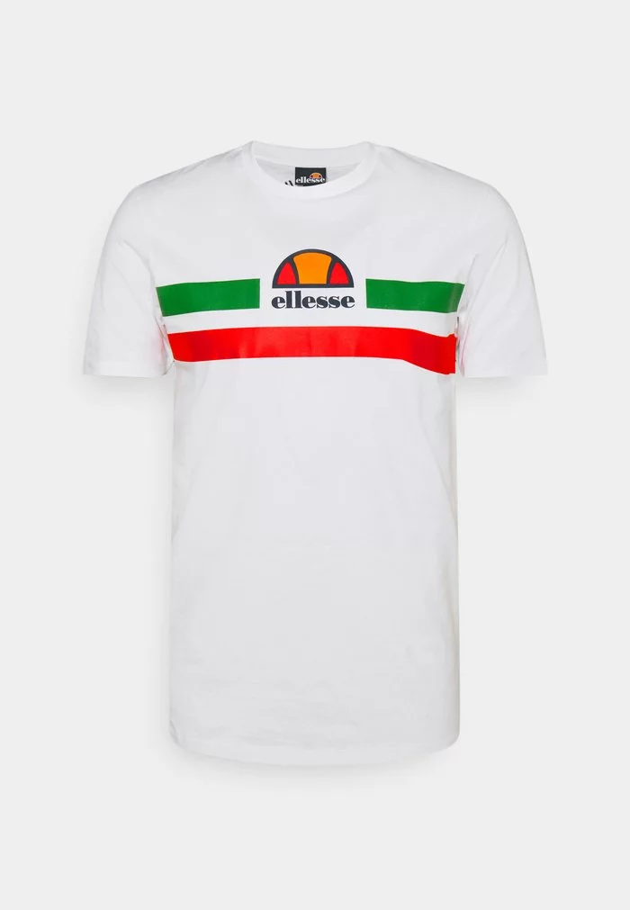 Ellesse APRELA TEE - T-shirt Imprimé - White/green 5 Ellesse APRELA TEE - T-shirt Imprimé - White/green – Image 5