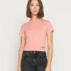 Ellesse DROPPER CROP - T-shirt Basique - Pink