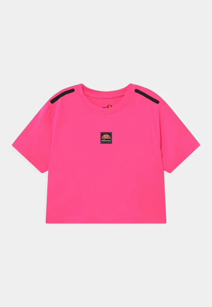 Ellesse ASALI CROPPED UNISEX - T-shirt Imprimé - Neon Pink 1 Ellesse ASALI CROPPED UNISEX - T-shirt Imprimé - Neon Pink