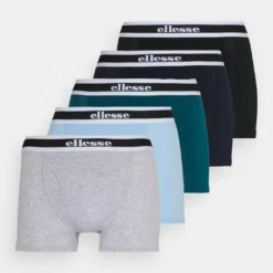 Ellesse LORANO FASHION TRUNKS 5 PACK - Shorty - Black/grey/light Blue -Ellesse Elegant Boutique c16d5f74d7154a9d9795909959bf5a75