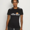 Ellesse DELLE - T-shirt Imprimé - Black