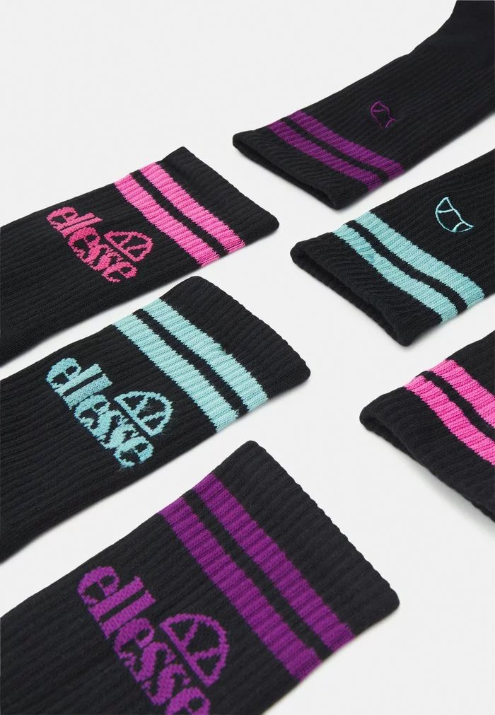 Ellesse ISABELA SOCKS 6 PACK UNISEX - Chaussettes - Black 2 Ellesse ISABELA SOCKS 6 PACK UNISEX - Chaussettes - Black â Image 2