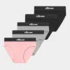 Ellesse GRACIE 5 PACK - Slip - Black/grey/pink