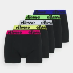 Ellesse NURRA FASHION TRUNKS 5 PACK - Shorty - Black -Ellesse Elegant Boutique c7d1cfdd36a14a8baa5d9db4cf703cb9