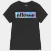 Ellesse HALLE TEE - T-shirt Imprimé - Black