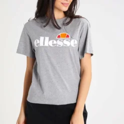 Ellesse ALBANY - T-shirt Imprimé - Ath Grey