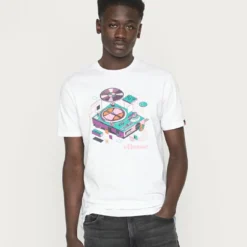 Ellesse TALLON - T-shirt Imprimé - White