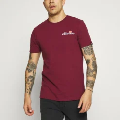 Ellesse VOODOO - T-shirt Imprimé - Burgundy