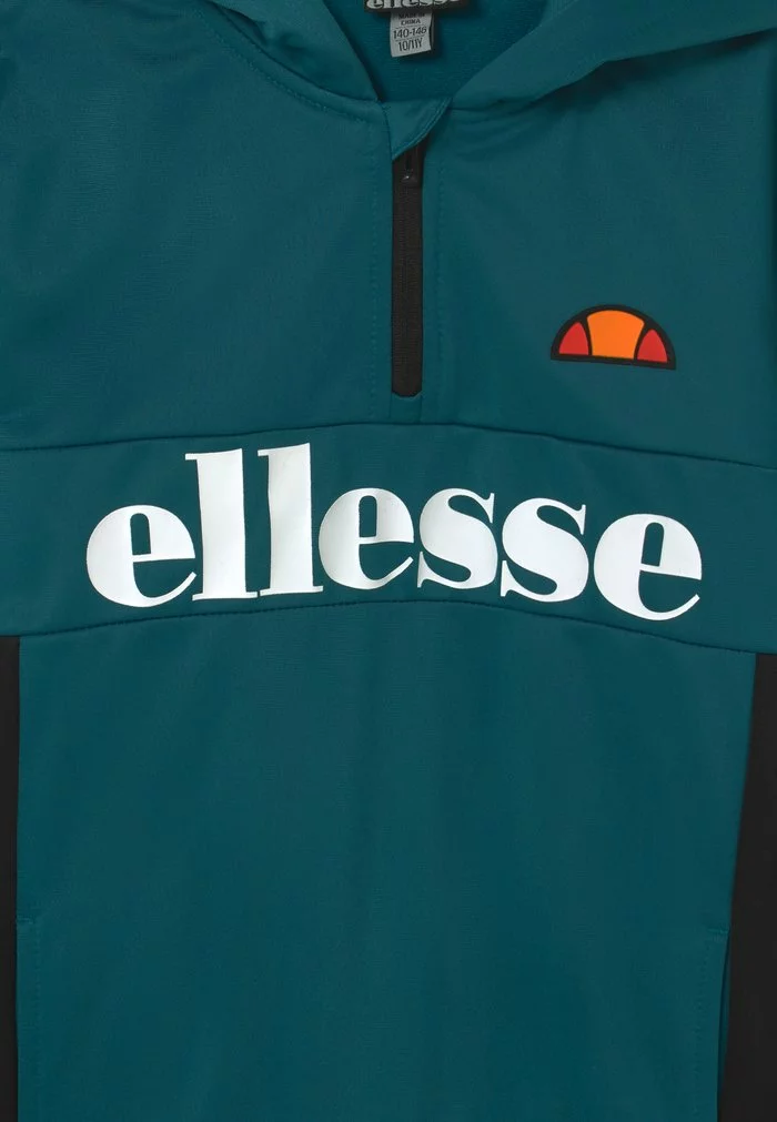 Ellesse HALF ZIP HOODY UNISEX - Sweat à Capuche - Teal/black 3 Ellesse HALF ZIP HOODY UNISEX - Sweat à Capuche - Teal/black â Image 3