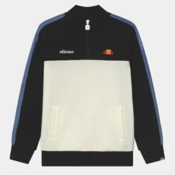 Ellesse STERA 1/2 ZIP TRACKTOP - Sweatshirt - Black