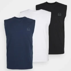 Ellesse ROLLIS VEST 3 PACK - Caraco - White/black/navy -Ellesse Elegant Boutique da9a7b354cbe4406a786b18d53e8b2b4