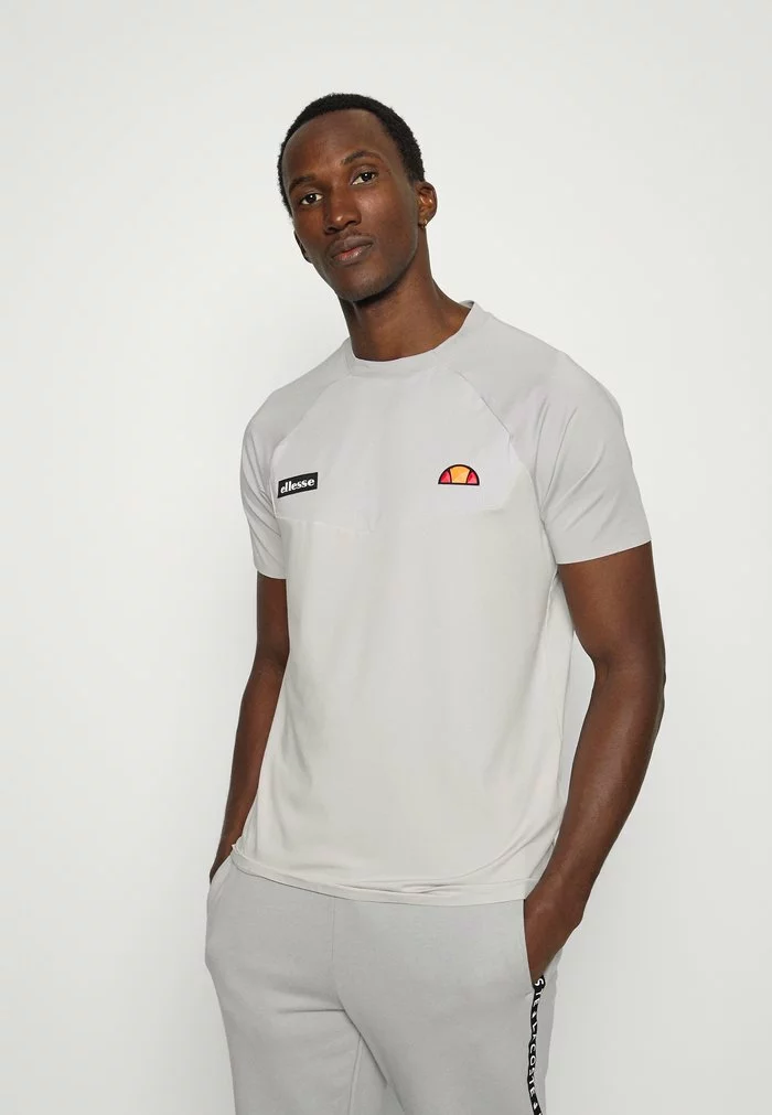 Ellesse MAESTRO TEE - T-shirt Imprimé - Light Grey 1 Ellesse MAESTRO TEE - T-shirt Imprimé - Light Grey