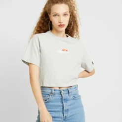 Ellesse FIREBALL WOMENS - T-shirt Imprimé - Grey