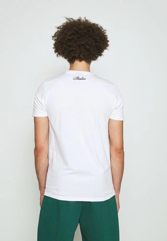 Ellesse APRELA TEE - T-shirt Imprimé - White/green 3 Ellesse APRELA TEE - T-shirt Imprimé - White/green – Image 3