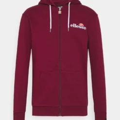 Ellesse BRIERO HOODY - Sweat à Capuche Zippé - Burgundy