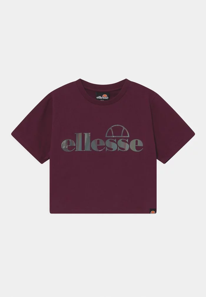 Ellesse JORDALLA CROP TEE - T-shirt Imprimé - Dark Purple 1 Ellesse JORDALLA CROP TEE - T-shirt Imprimé - Dark Purple