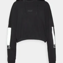 Ellesse MALLORY CROP HOODY - Sweat à Capuche - Black
