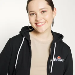 Ellesse PIOLLI - Sweat à Capuche Zippé - Black -Ellesse Elegant Boutique e4cf5ad4578a416a9738b8a7aae97e08
