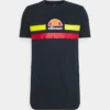 Ellesse APRELA TEE - T-shirt Imprimé - Navy