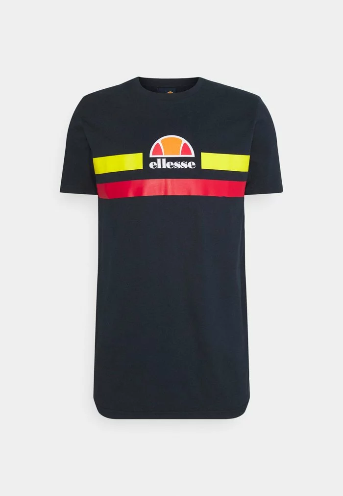Ellesse APRELA TEE - T-shirt Imprimé - Navy 1 Ellesse APRELA TEE - T-shirt Imprimé - Navy