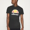 Ellesse DYNE TEE - T-shirt Imprimé - Black