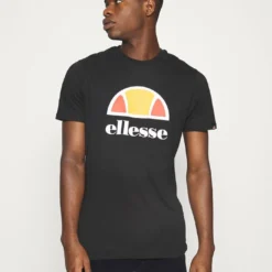 Ellesse DYNE TEE - T-shirt Imprimé - Black