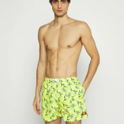 Ellesse MANDRO - Short De Bain - Neon Yellow