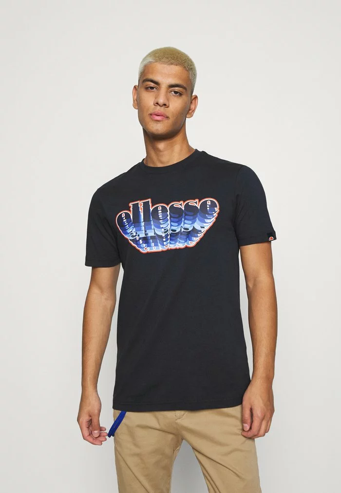 Ellesse MULTIZIO TEE - T-shirt Imprimé - Navy 1 Ellesse MULTIZIO TEE - T-shirt Imprimé - Navy