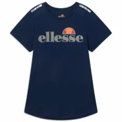 Ellesse SANDON PERFORMANCE TEE - T-shirt Imprimé - Navy