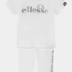Ellesse DELILA TEE SET UNISEX - Legging - White