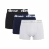 Ellesse HALI 3 PACK - Shorty - Schwarz/grau/blau