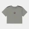 Ellesse ASALI CROPPED UNISEX - T-shirt Imprimé - Light Grey