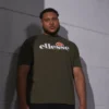 Ellesse PRADO TEE - T-shirt Imprimé - Khaki