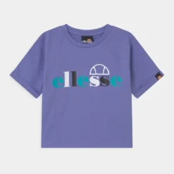 Ellesse GIANDUIA CROP - T-shirt Imprimé - Purple