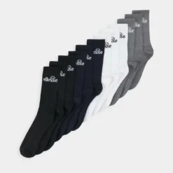 Ellesse VERA SOCKS 12 PACK UNISEX - Chaussettes - White/black
