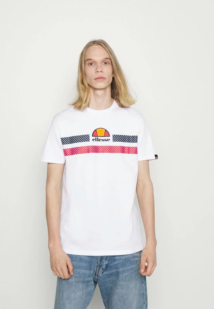 Ellesse GLISENTA TEE - T-shirt Imprimé - White 1 Ellesse GLISENTA TEE - T-shirt Imprimé - White